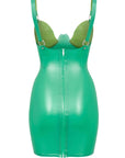 Astera Latex Dress with special bust detail back view