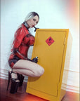 Inflate Megaboob Latex Dress Bondinage