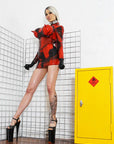 Inflate Megaboob Latex Dress Bondinage