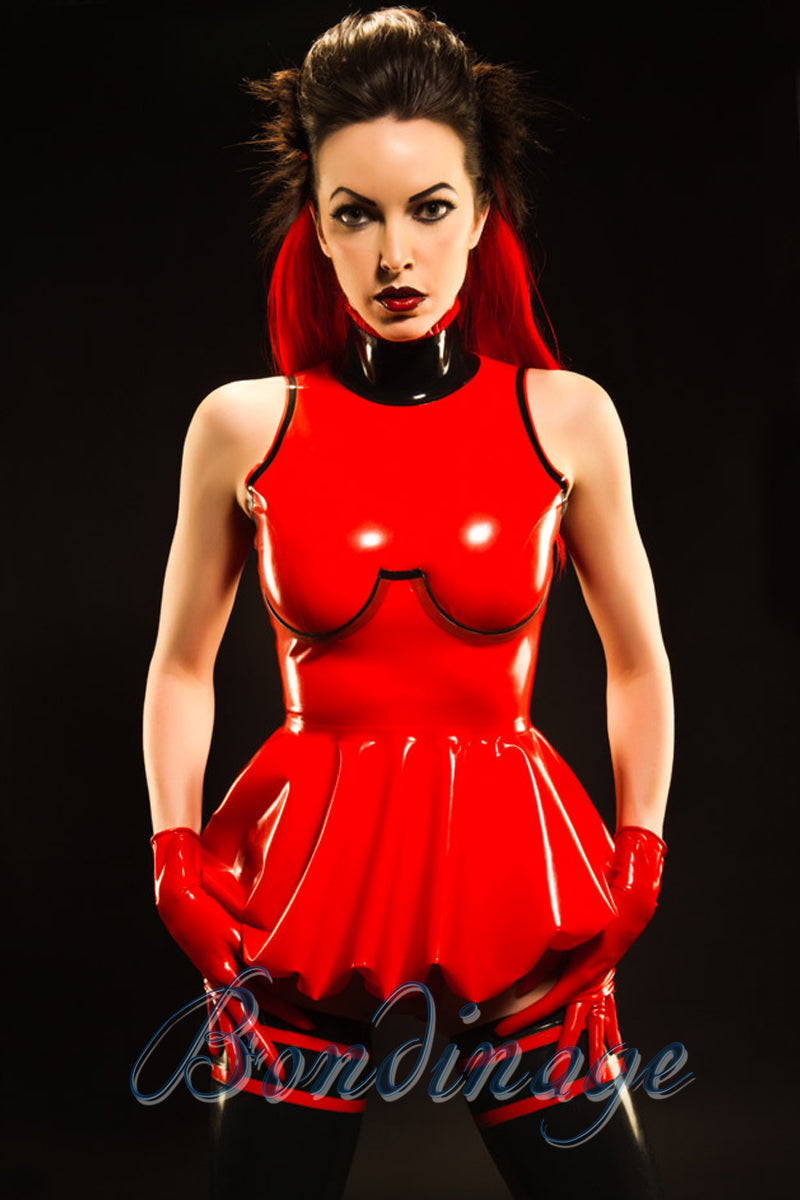 Puff Ball Latex Dress