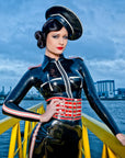 Latex Waist Cincher Belt Bondinage