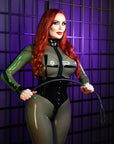 Carmen Latex Catsuit and Waspie Set