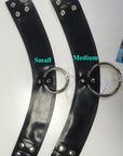 Latex 'O' Ring Choker Bondinage