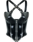Latex Domina Bustier with Lacing Bondinage