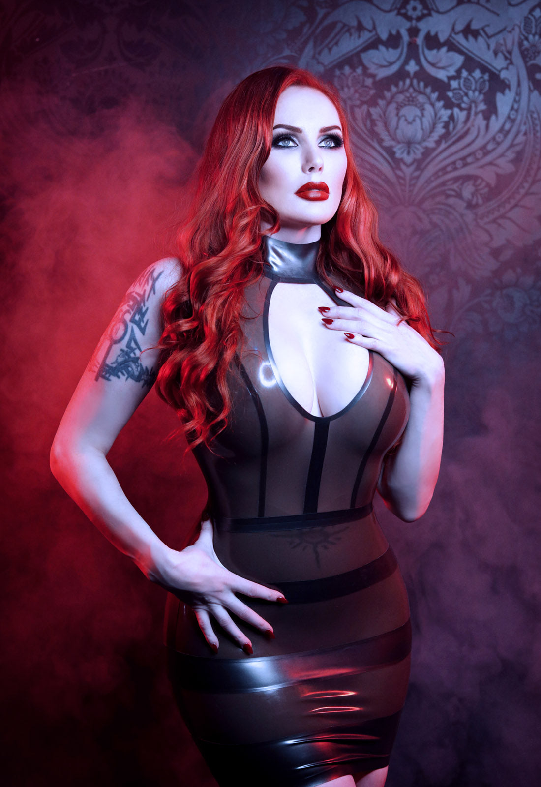 Gwen Latex Minidress