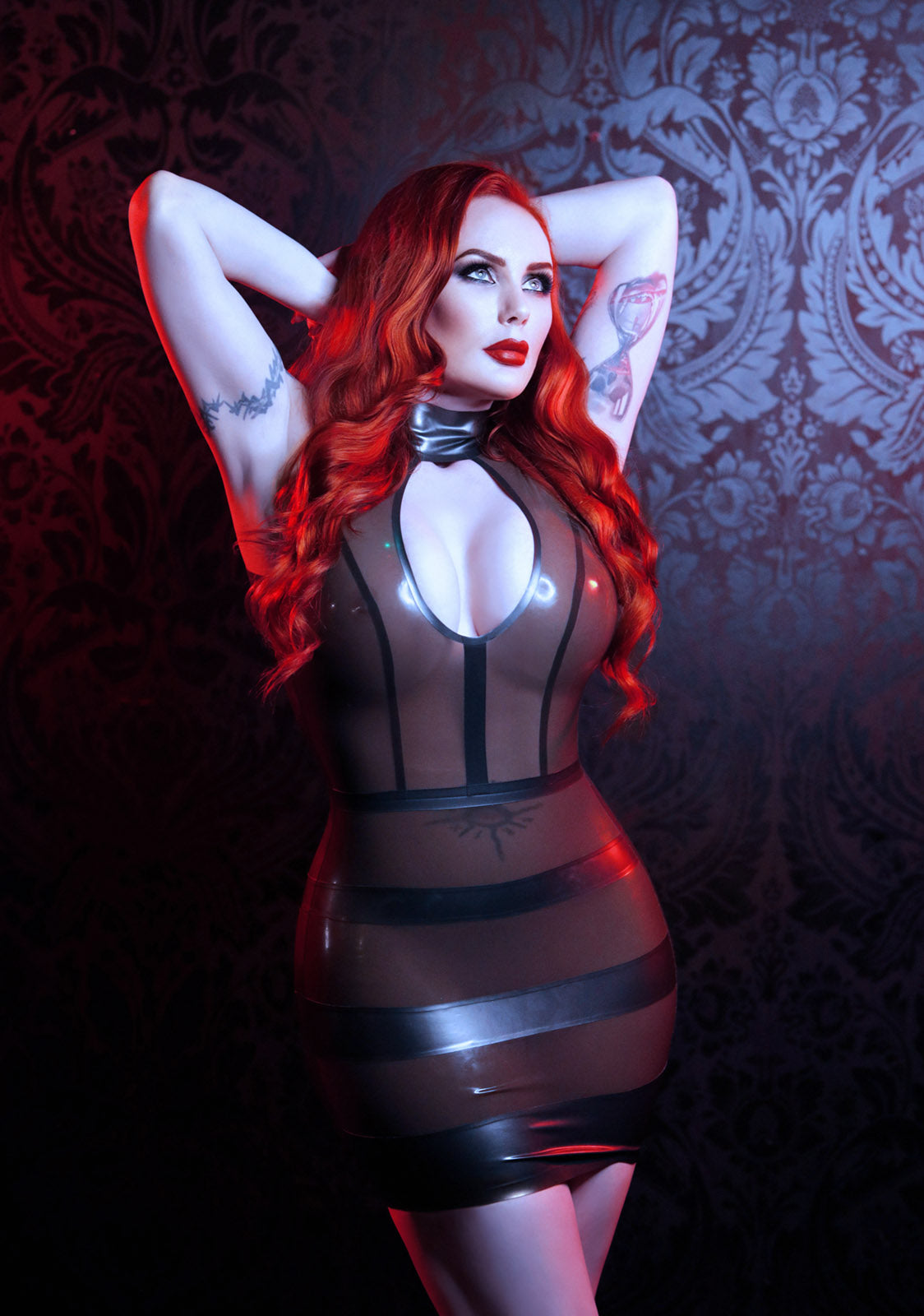 Gwen Latex Minidress