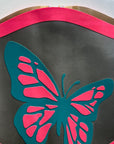 Latex Waspie with Butterfly Appliqué SALE Bondinage