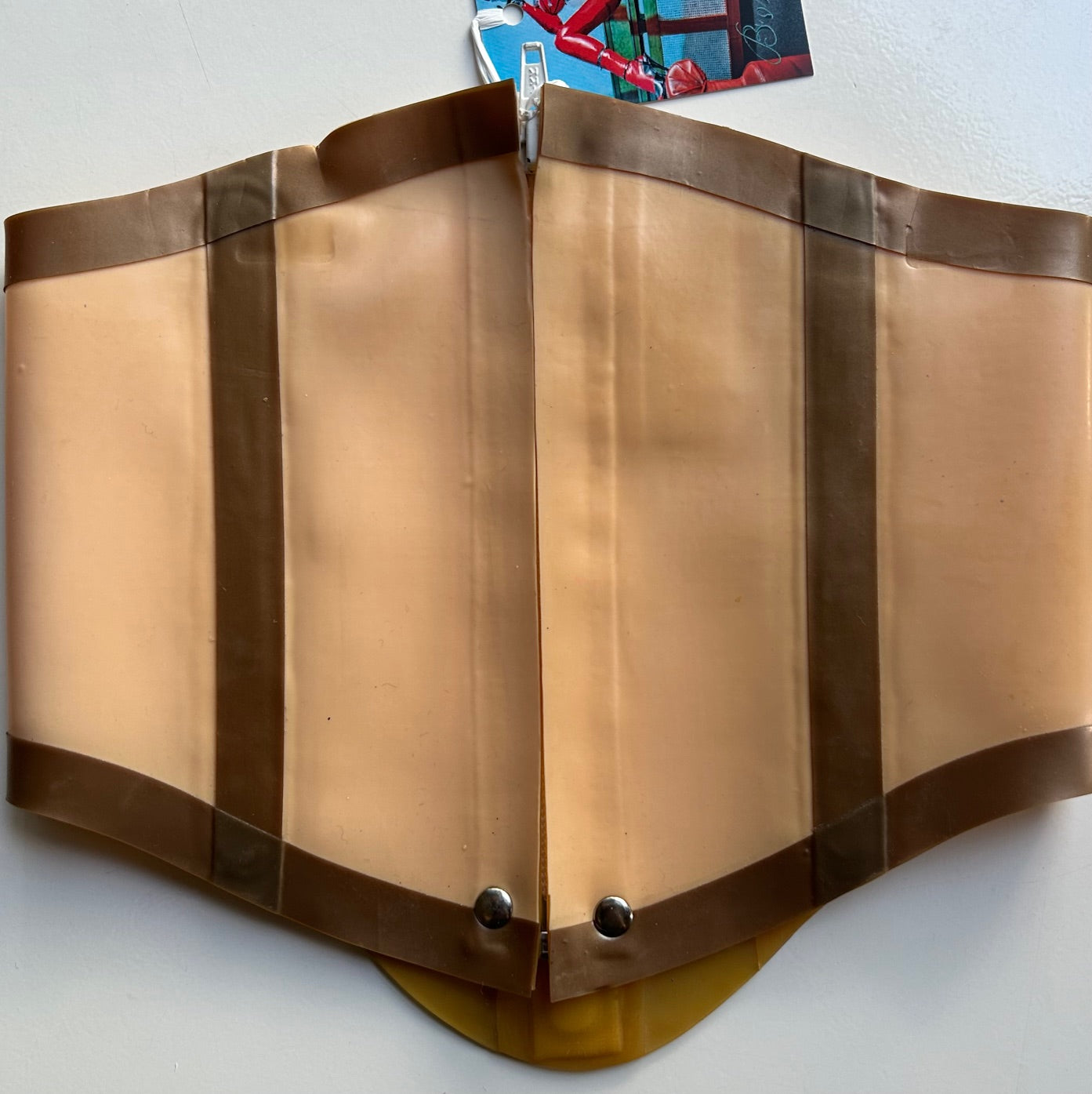 Essential latex Waspie with zip