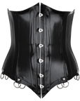 Miranda Latex Corset with D rings, front