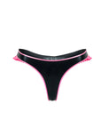 Latex Lingerie Valentina 4 Piece Set. thong front view