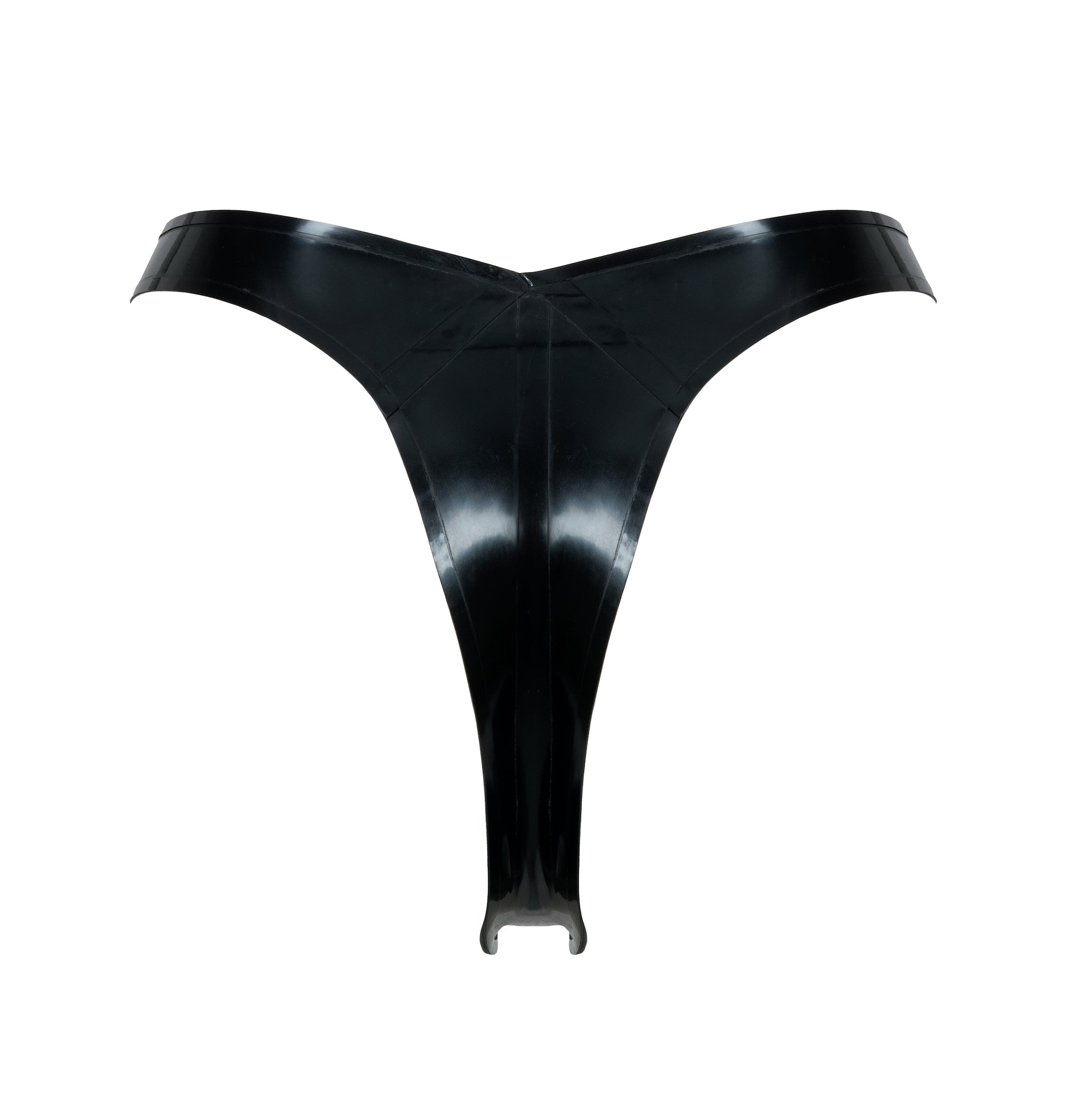 Leopard Latex Thong