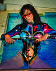 Vertigo Latex Galaxy Megaboob Bodysuit Bondinage