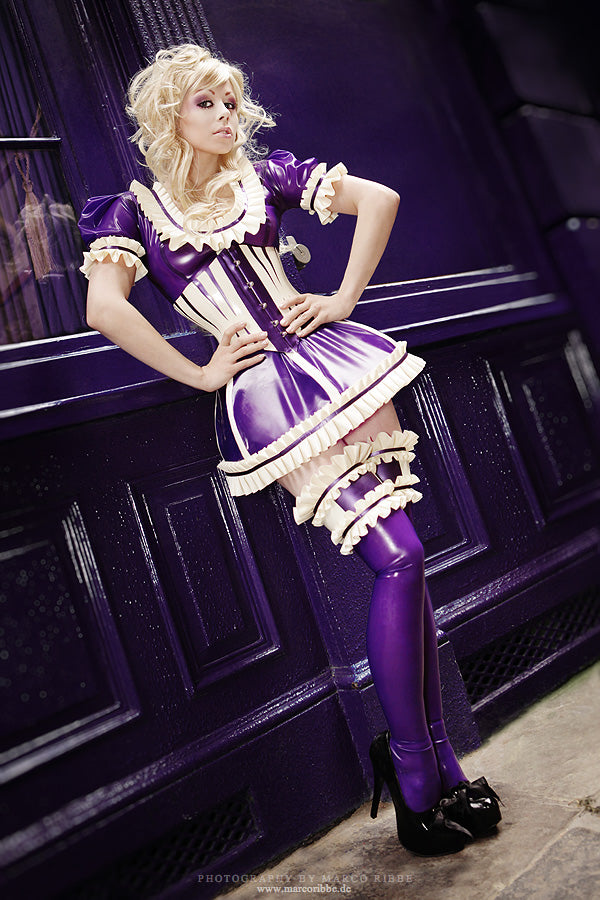 Latex Mini Crinoline Skirt