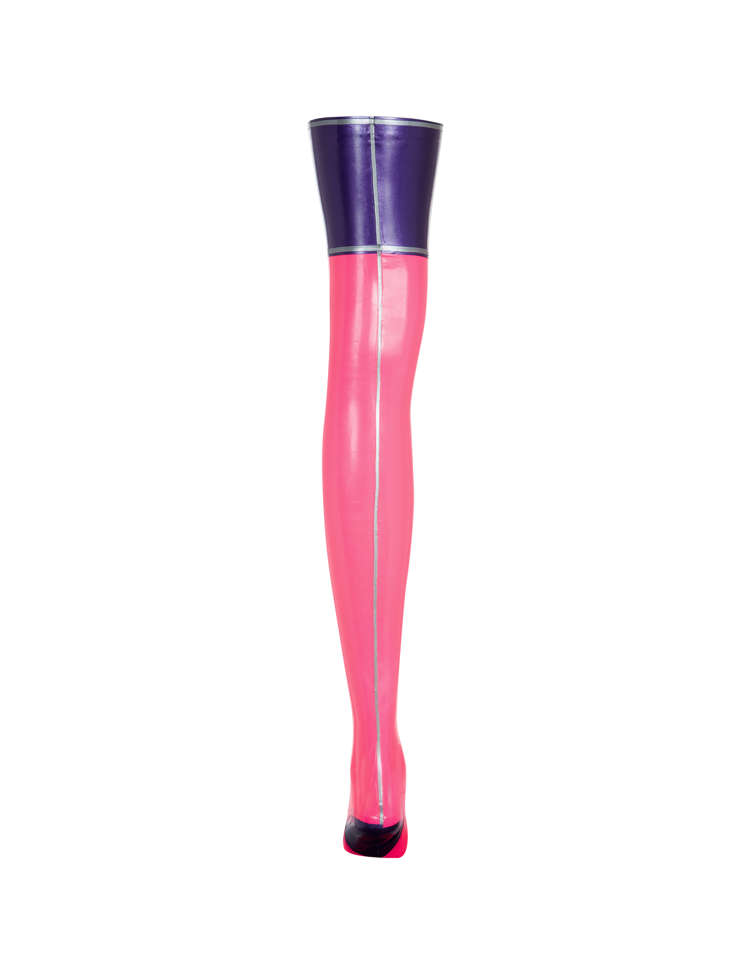 Latex Military Stockings with Back Seams