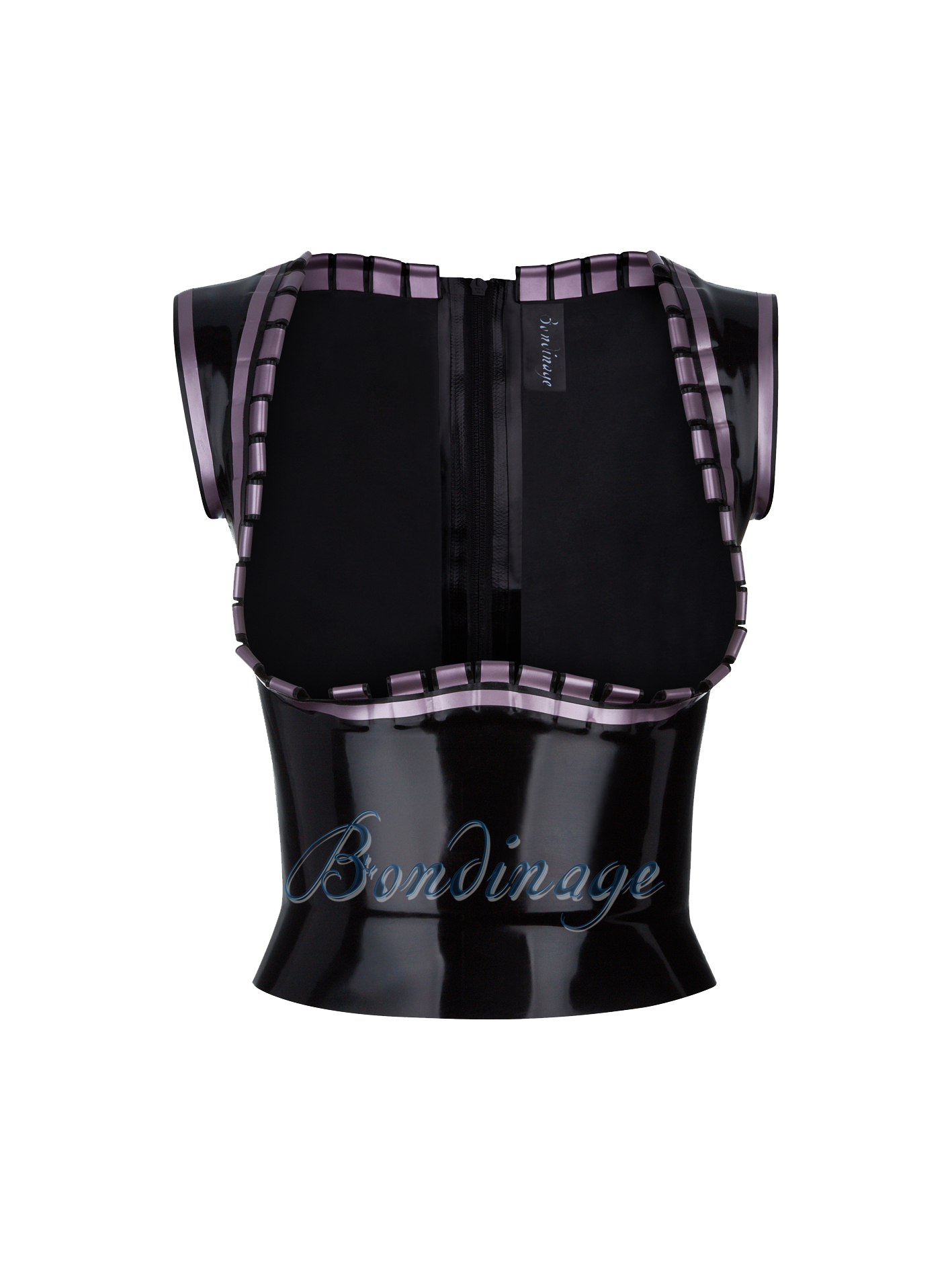 Latex Open Bust Top