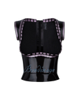 Latex Open Bust Top Bondinage