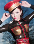 Latex Peep Hole Jacket Bondinage