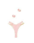 Latex Lingerie Valentina Thong and Pasties Set