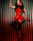 Puff Ball Latex Dress