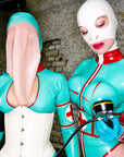 Medical Latex Megaboob Bodysuit