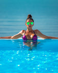 Glitzernder Bikini-Set mit Nieten