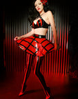 Scallop Latex Bra Bondinage