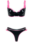 Latex Lingerie Valentina Bra Set front view