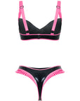 Latex Lingerie Valentina Bra and Thong Set
