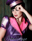 Vera Latex Dress with Matching Hat