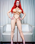 Vertigo Latex Inflate Megaboob Catsuit Bondinage
