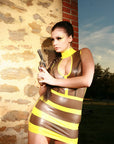 Gwen Latex Minidress Bondinage