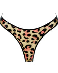 Leopard-Latex-Tanga
