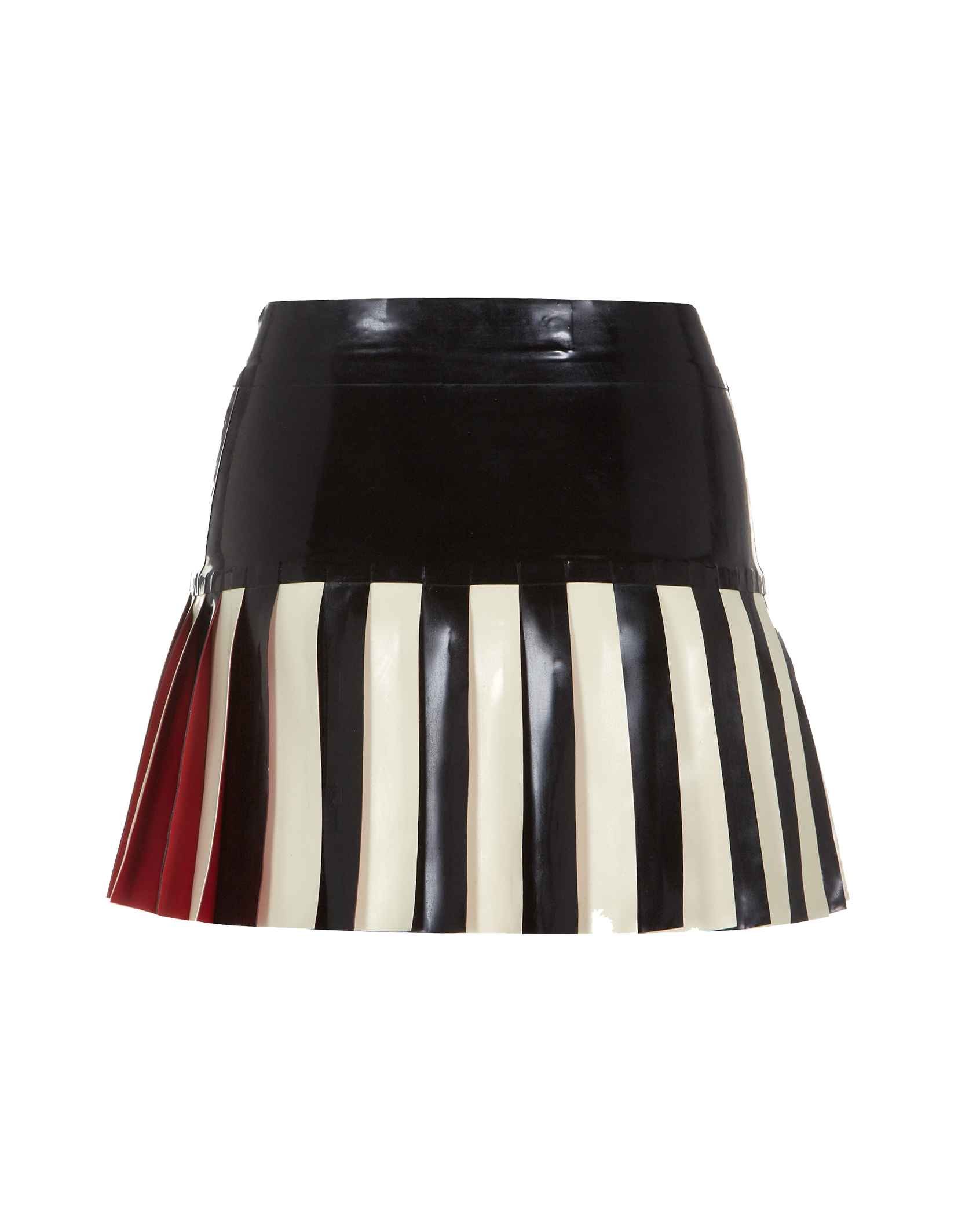 Latex Tartan Mini Kilt