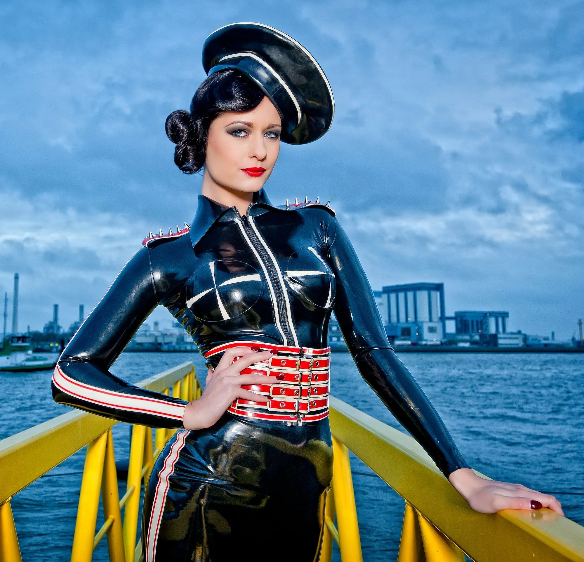 Latex Complete Looks figure hugging outfit