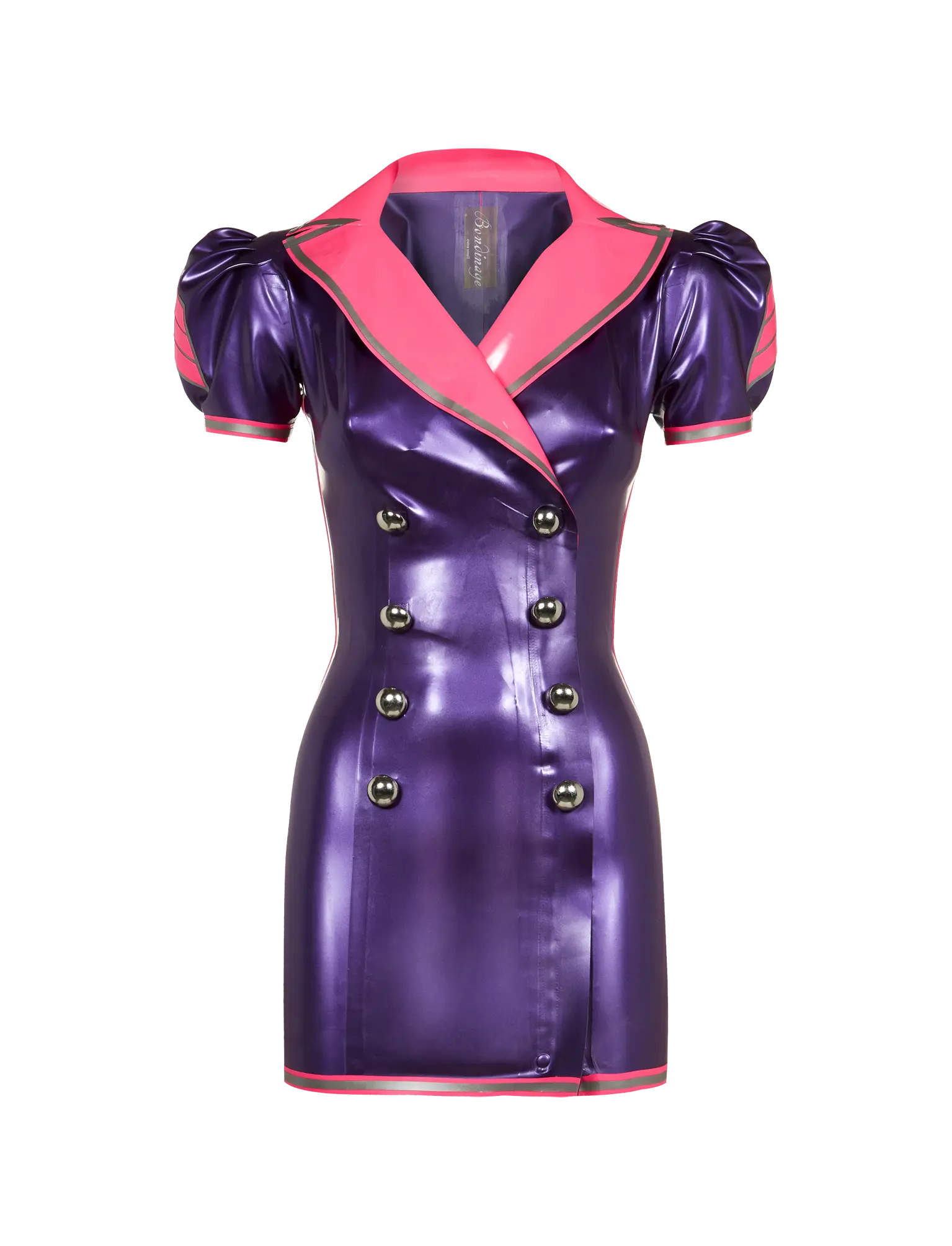 Vera Latex Dress in Metallic Latex – Bondinage Latex