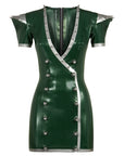 Orbital Latex Dress