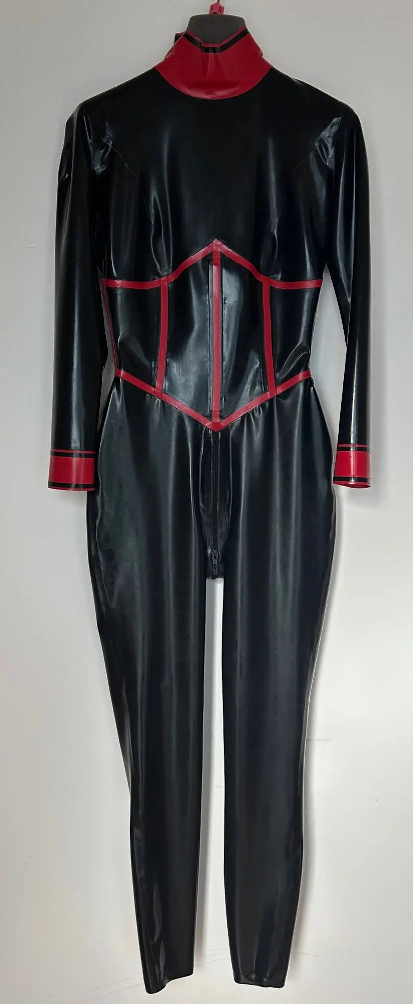 Dilecta Latex Catsuit with inbuilt corset SALE
