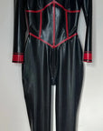 Dilecta Latex Catsuit with inbuilt corset SALE