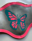 Latex Waspie with Butterfly Appliqué SALE Bondinage