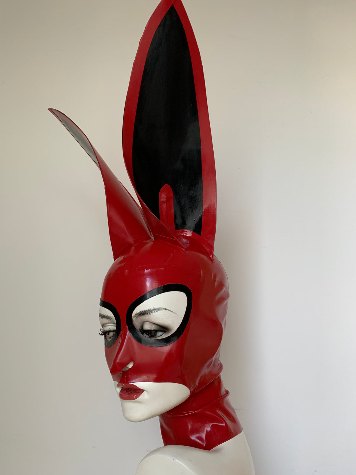 Latex Bunny Rabbit Hood