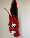 Latex Bunny Rabbit Hood
