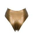 Zarina Latex High Waist Briefs